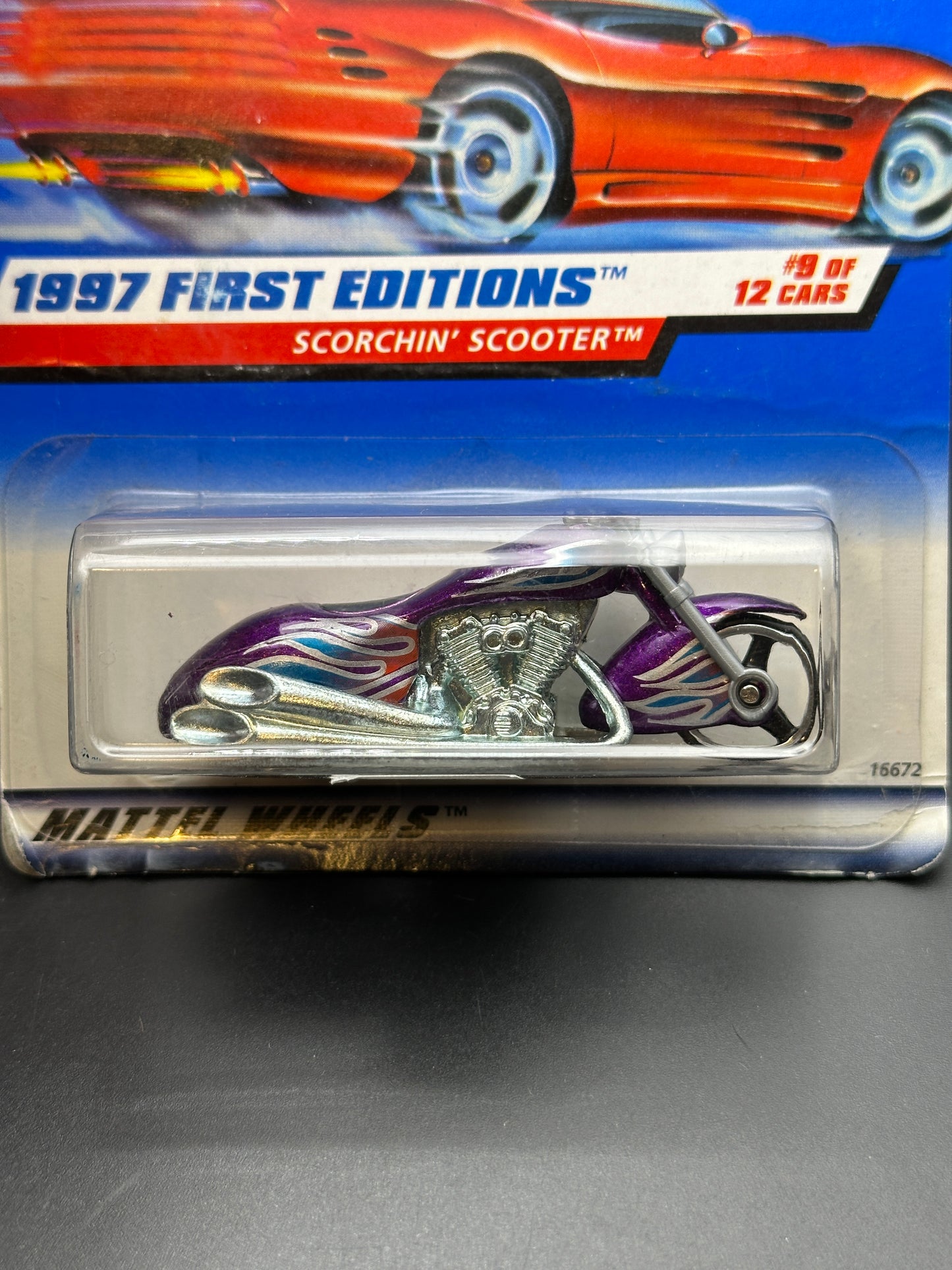 HOT WHEELS - SCORCHIN SCOOTER (1997) - HW 1997 FIRST EDITIONS 9/12