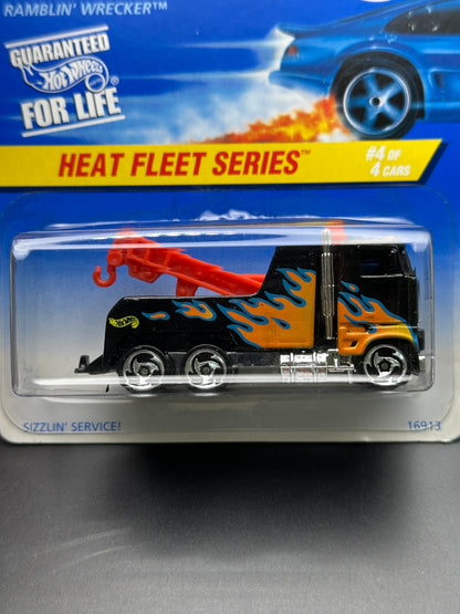 HOT WHEELS - RAMBLIN WRECKER (1997) - HW HEAT FLEET SERIES 4/4