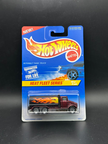 HOT WHEELS - PETERBILT TANK TRUCK (1997) - HW HEAT FLEET SERIES 3/4