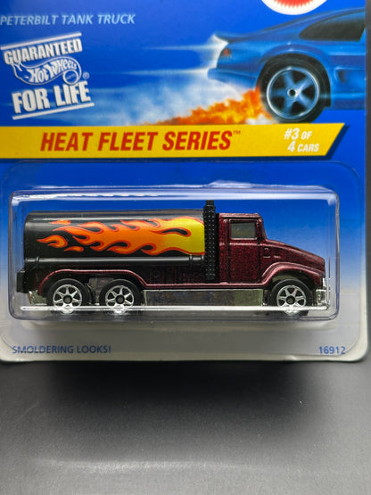HOT WHEELS - PETERBILT TANK TRUCK (1997) - HW HEAT FLEET SERIES 3/4
