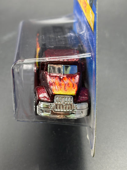 HOT WHEELS - PETERBILT TANK TRUCK (1997) - HW HEAT FLEET SERIES 3/4