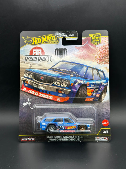 IMPORT - HOT WHEELS - MAD MIKE MAZDA RX-3 WAGON (2025) - CAR CULTURE: RONIN RUN 2 3/5