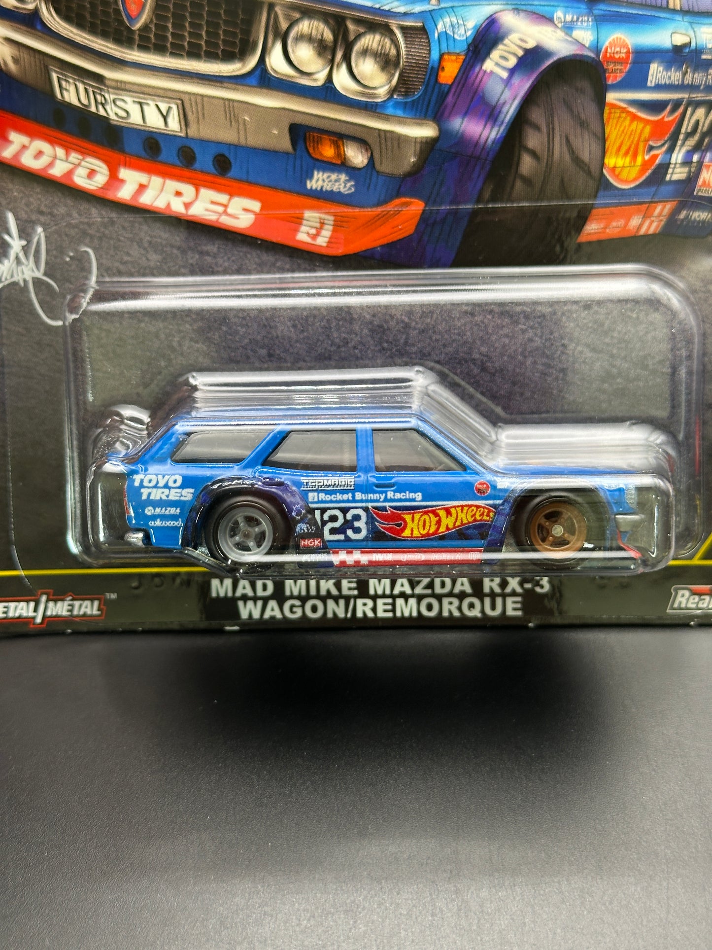 IMPORT - HOT WHEELS - MAD MIKE MAZDA RX-3 WAGON (2025) - CAR CULTURE: RONIN RUN 2 3/5