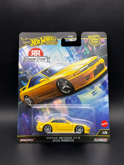 IMPORT - HOT WHEELS - NISSAN SKYLINE GT-R R32 PANDEM (2025) - CAR CULTURE: RONIN RUN 2 1/5