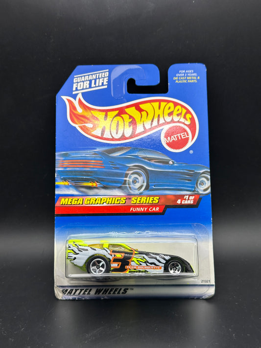 HOT WHEELS - FUNNY CAR (1999) - HW MEGA GRAPHICS SERIES 1/4