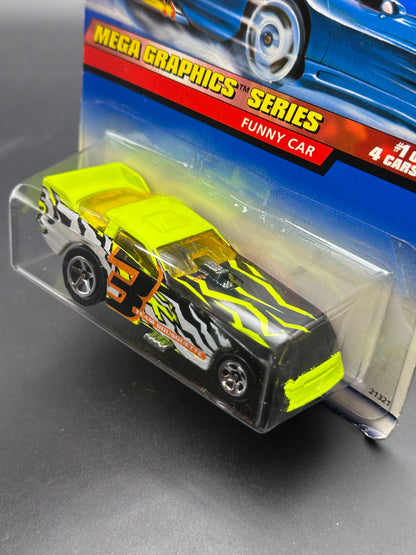 HOT WHEELS - FUNNY CAR (1999) - HW MEGA GRAPHICS SERIES 1/4