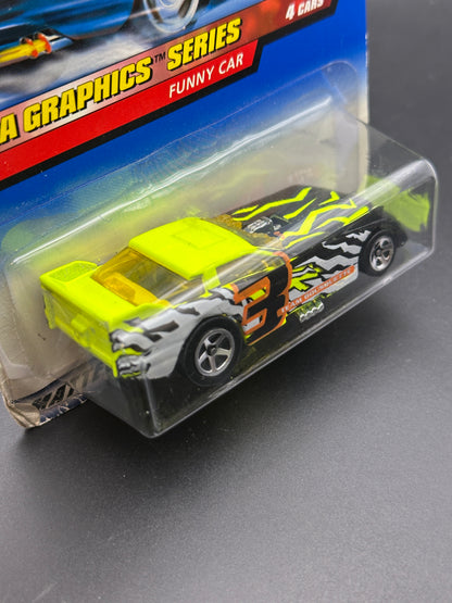 HOT WHEELS - FUNNY CAR (1999) - HW MEGA GRAPHICS SERIES 1/4