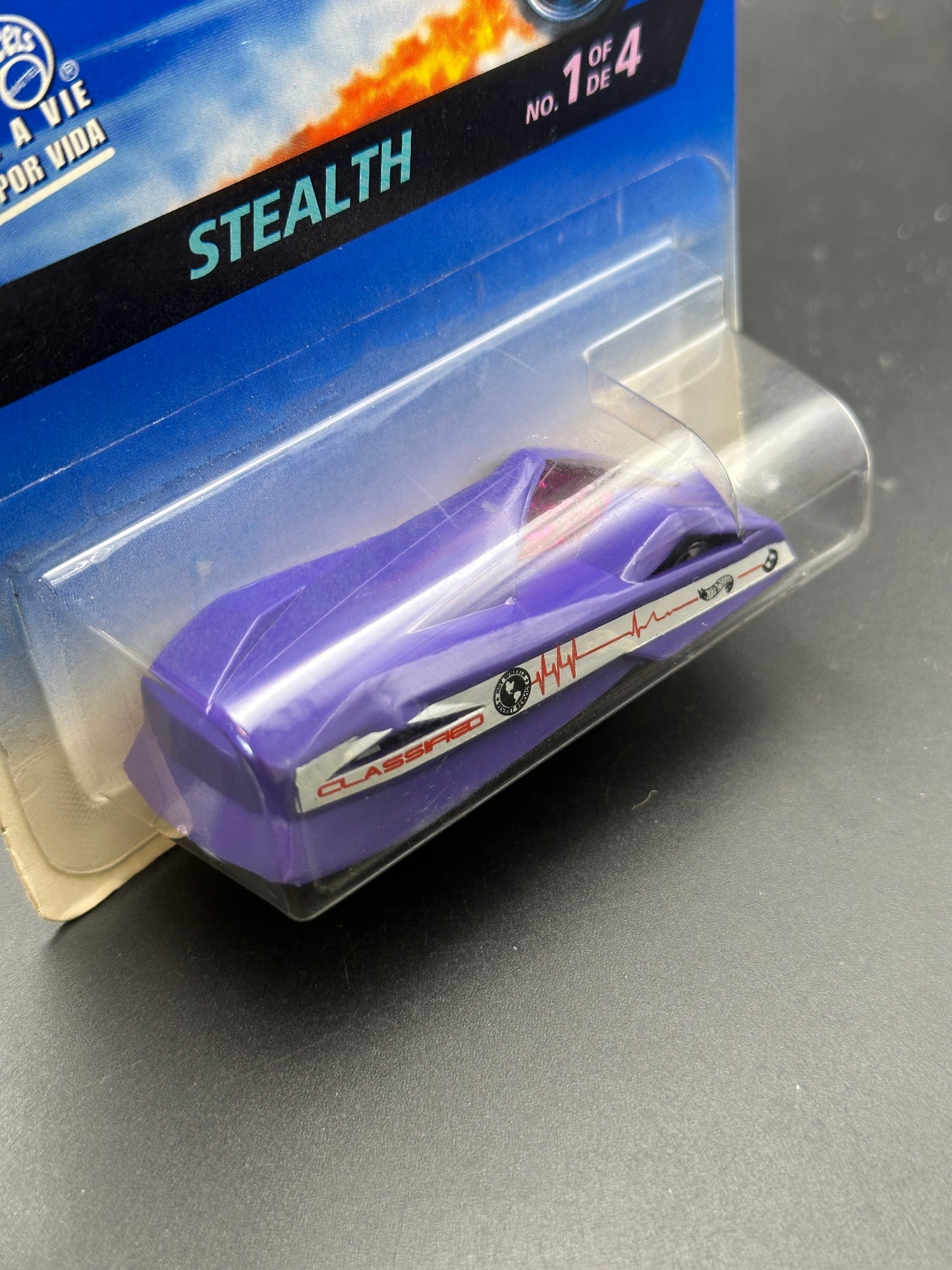 HOT WHEELS - STEALTH (1997) - HW SPY PRINT 1997