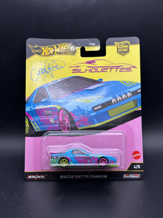 HOT WHEELS - MAZDA RX7 FC PANDEM (2025) - CAR CULTURE - SILHOUETTES 4/5 - DAMAGED