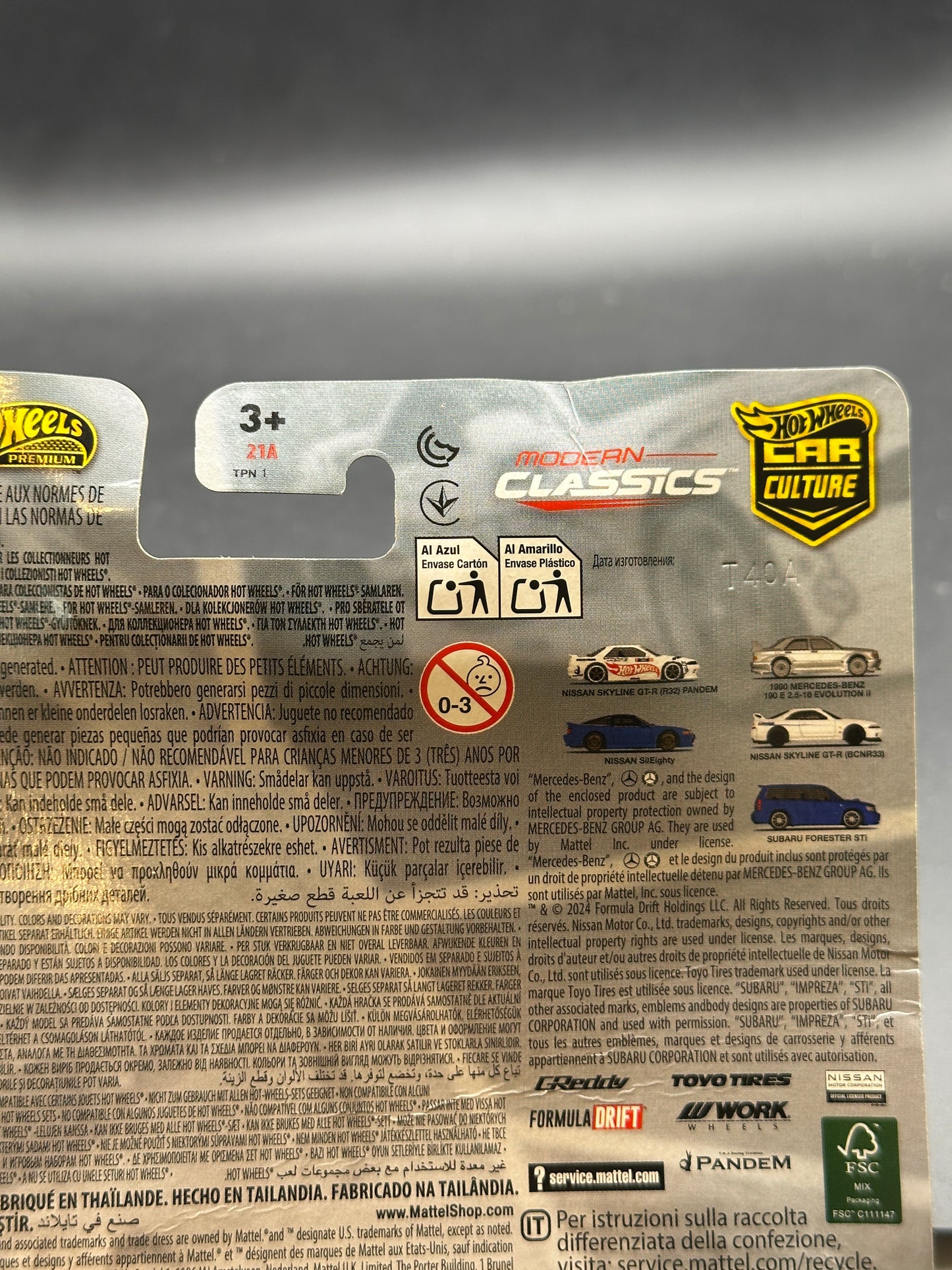 HOT WHEELS - NISSAN SKYLINE GT-R BCNR33 (2024) - CAR CULTURE - MODERN CLASSICS 4/5 - DAMAGE