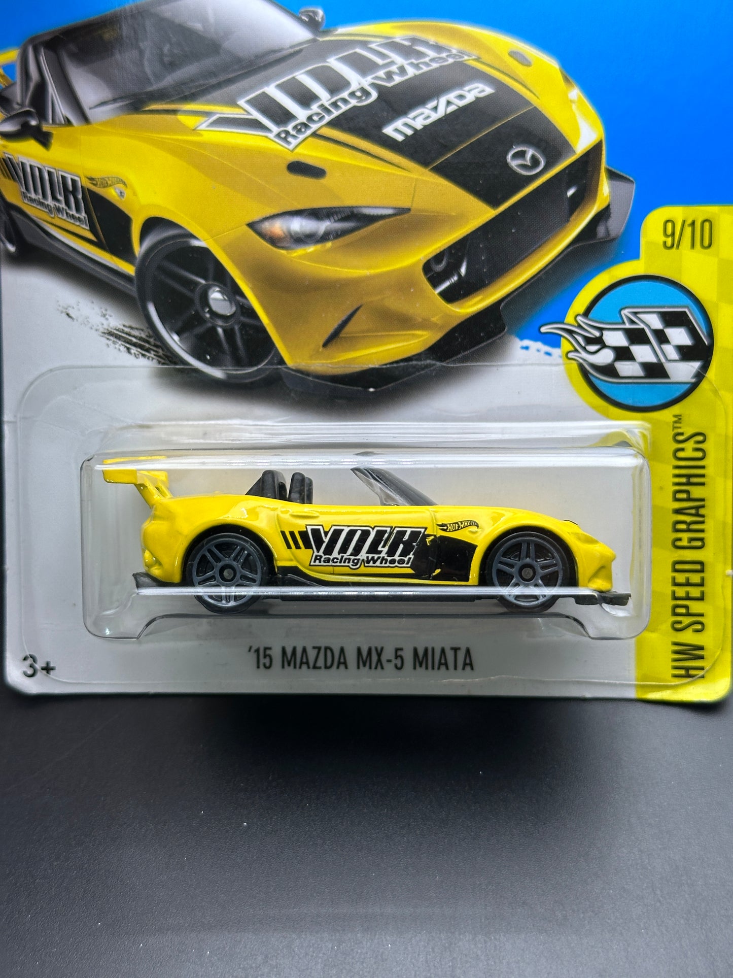 HOT WHEELS - 15 MAZDA MX5 MIATA (2017) - HW SPEED GRAPHICS 9/10