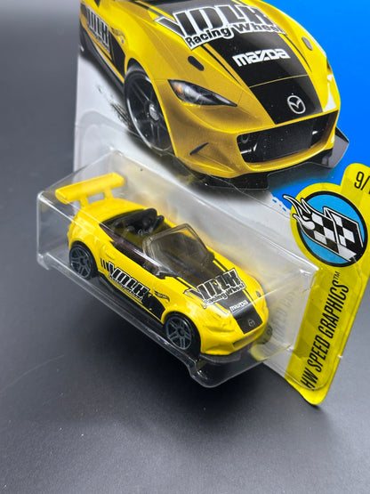 HOT WHEELS - 15 MAZDA MX5 MIATA (2017) - HW SPEED GRAPHICS 9/10