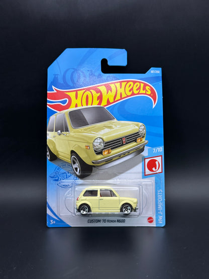 HOT WHEELS - CUSTOM 70 HONDA N600 (2021) - HW J-IMPORTS 7/10
