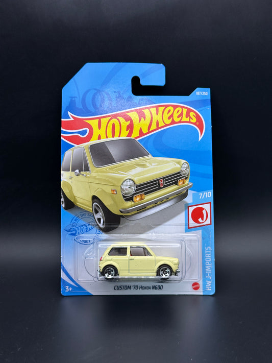 HOT WHEELS - CUSTOM 70 HONDA N600 (2021) - HW J-IMPORTS 7/10