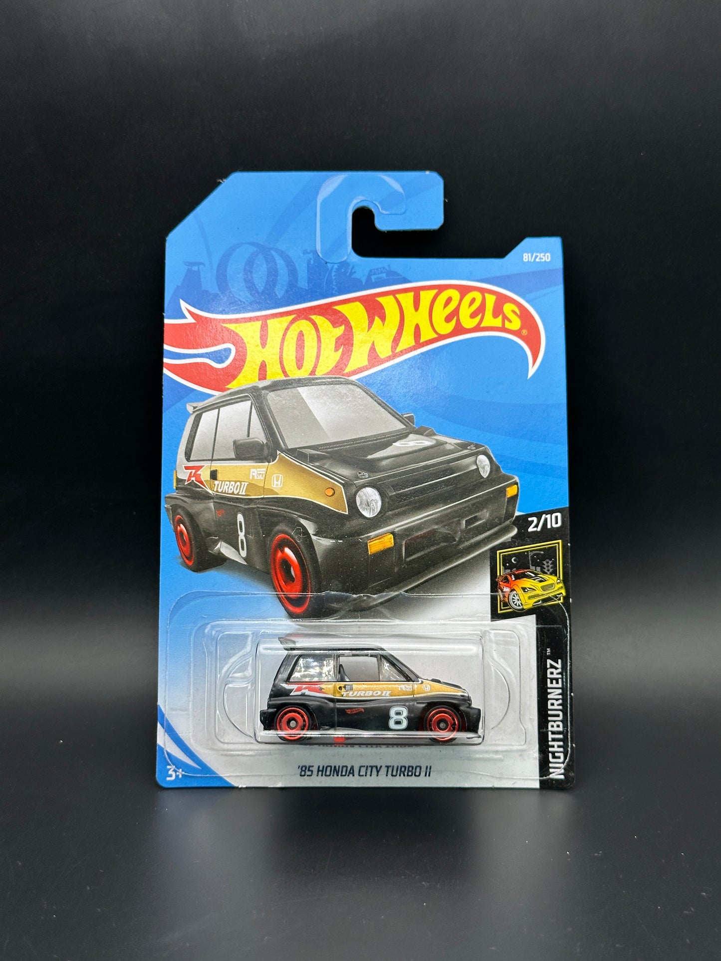 HOT WHEELS - 85 HONDA CITY TURBO II (2019) - HW NIGHTBURNERZ 2/10