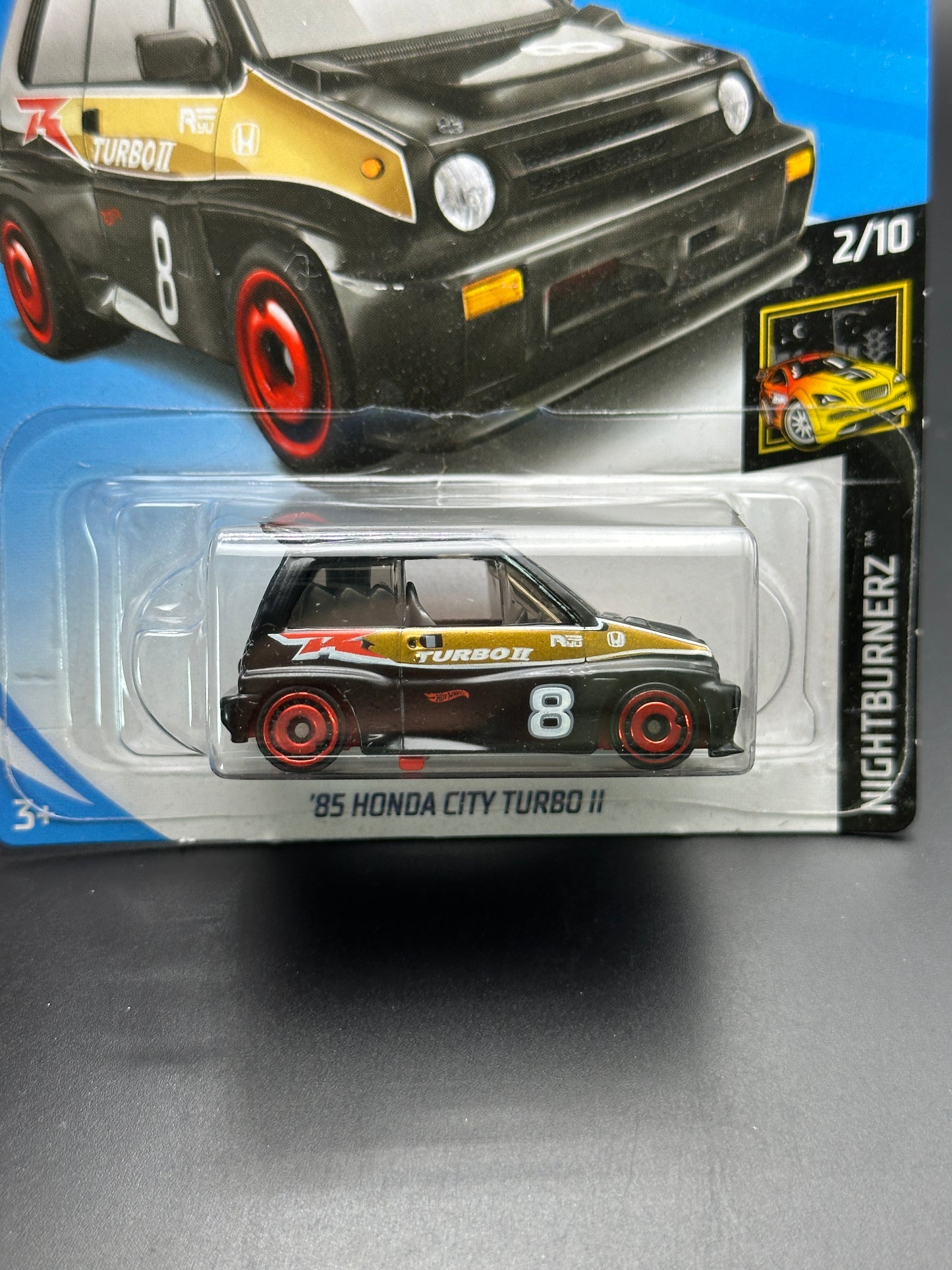 HOT WHEELS - 85 HONDA CITY TURBO II (2019) - HW NIGHTBURNERZ 2/10