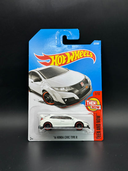 HOT WHEELS - 16 HONDA CIVIC TYPE R (2017) - HW THEN AND NOW 1/10
