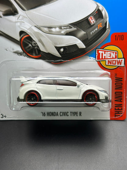 HOT WHEELS - 16 HONDA CIVIC TYPE R (2017) - HW THEN AND NOW 1/10