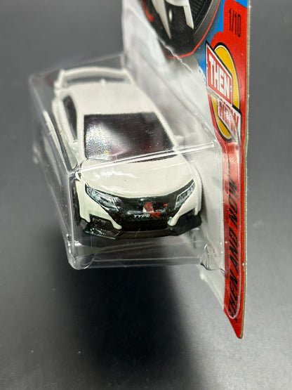 HOT WHEELS - 16 HONDA CIVIC TYPE R (2017) - HW THEN AND NOW 1/10