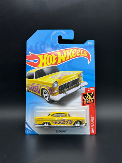 HOT WHEELS - 55 CHEVY (2018) - HW FLAMES 2/10