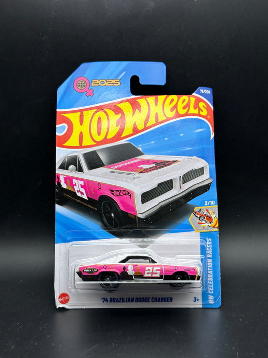 HOT WHEELS - 1974 BRAZILIAN DODGE CHARGER (2025) - HW CELEBRATION RACERS 3/10
