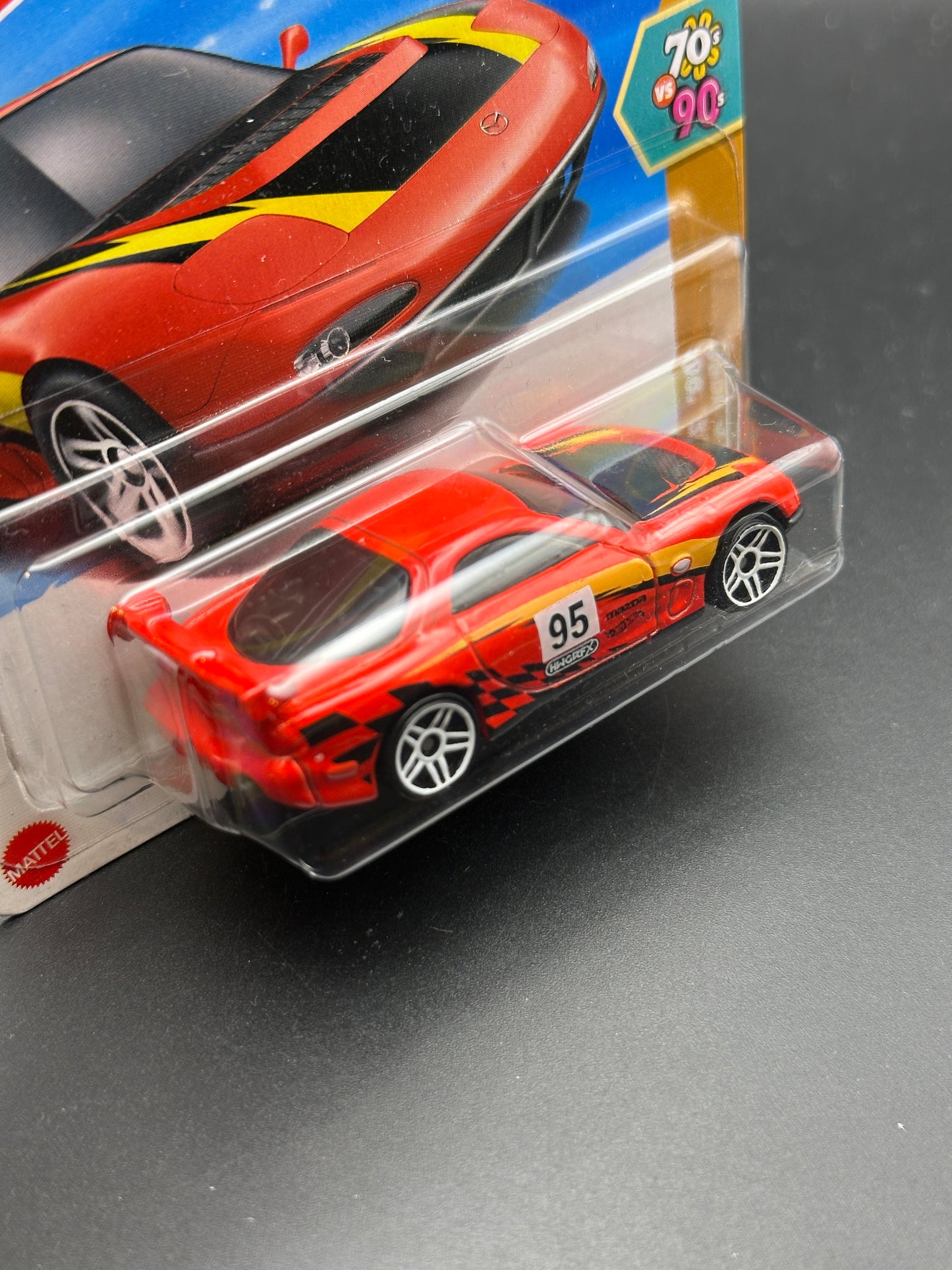 HOT WHEELS - 95 MAZDA RX7 DRIFT (2025) - HW 70s VS 90s 9/10
