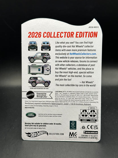 HOT WHEELS - RANGE ROVER CLASSIC (2026) - HOT WHEELS 2026 COLLECTOR EDITION