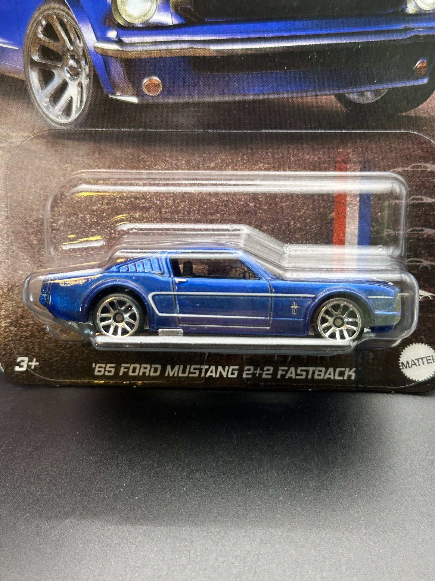 HOT WHEELS - 65 FORD MUSTANG 2 + 2 FASTBACK (2025) MUSTANG 60 YEARS 5/5 - CHASE
