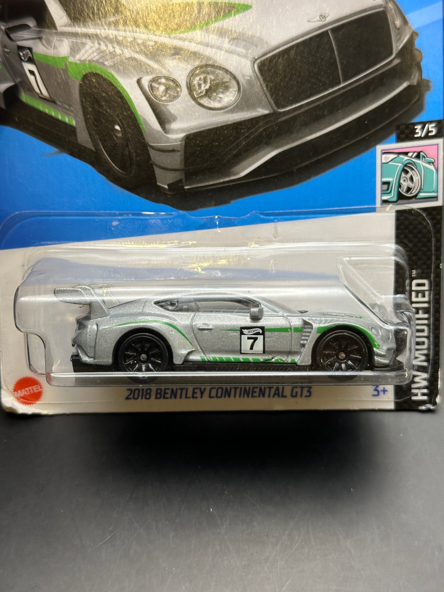 HOT WHEELS - 2018 BENTLEY CONTINENTAL GT3 (2023) - HW MODIFIED 3/5