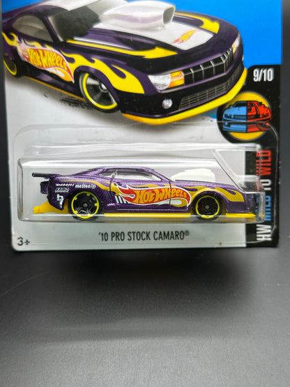 HOT WHEELS - 10 PRO STOCK CAMARO (2016) - HW MILD TO WILD 9/10