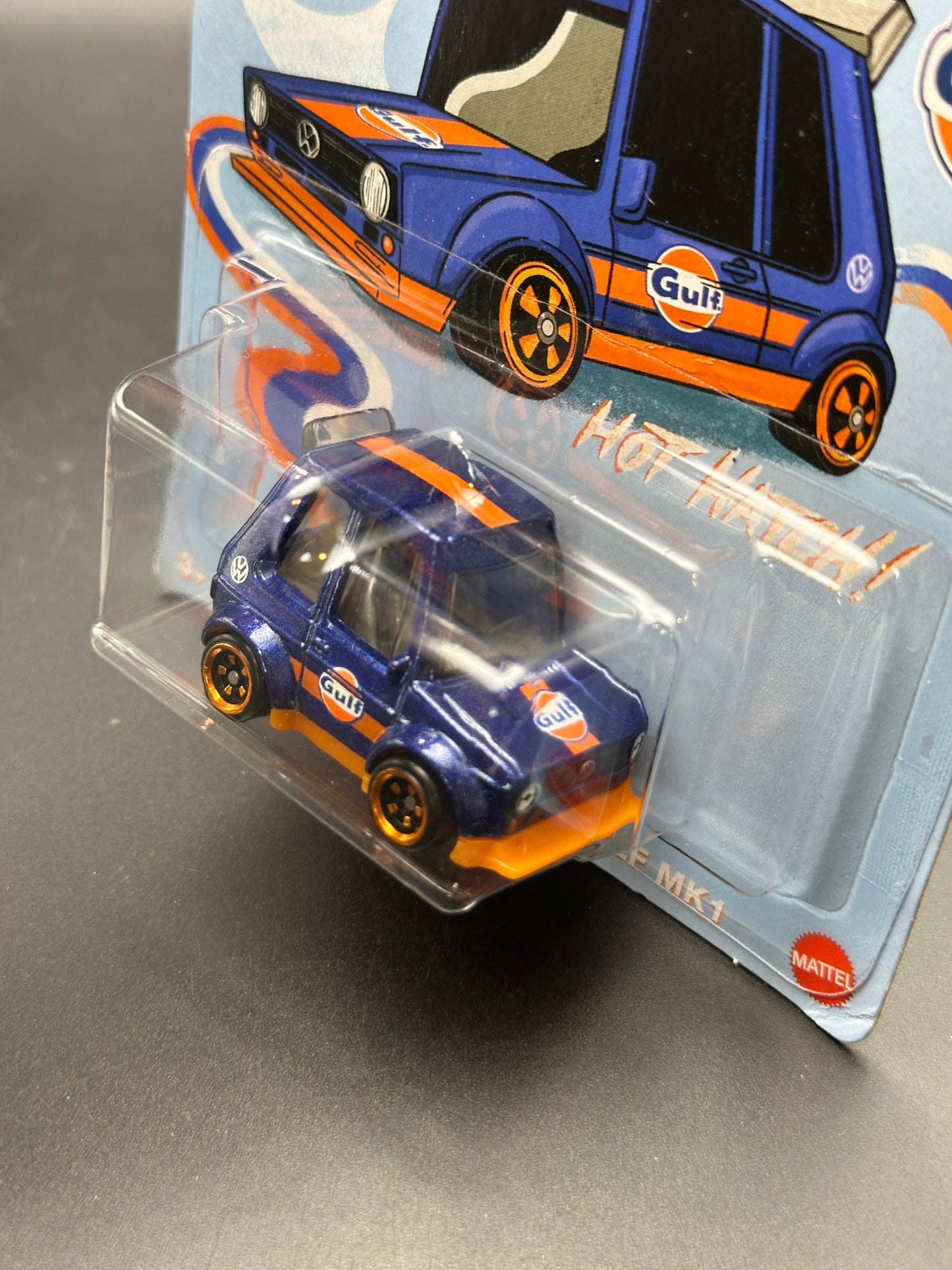 HOT WHEELS - TOONED VOLKSWAGEN GOLF MK1 (2025) - HW TOONED GULF SERIES 1/5