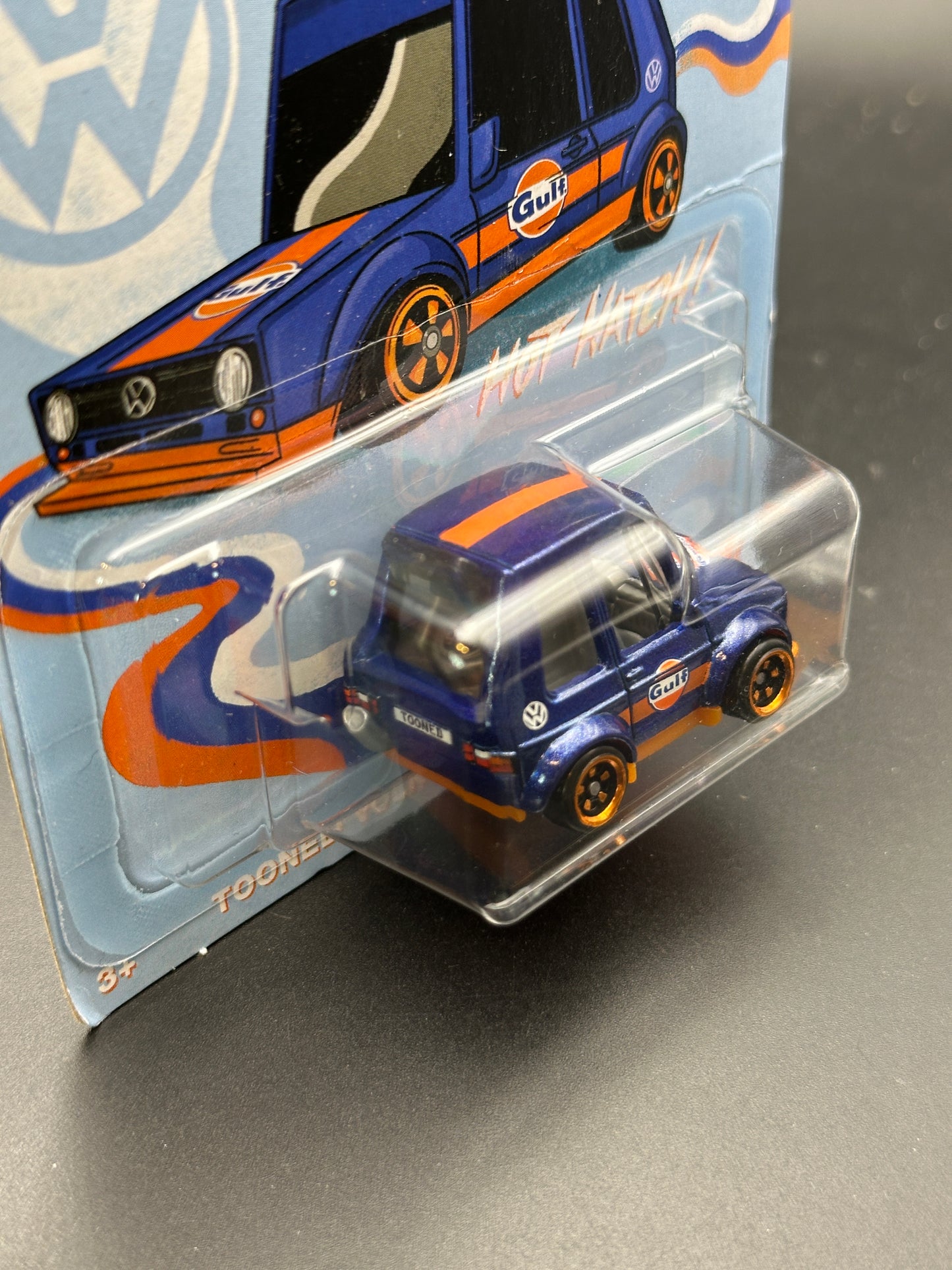 HOT WHEELS - TOONED VOLKSWAGEN GOLF MK1 (2025) - HW TOONED GULF SERIES 1/5