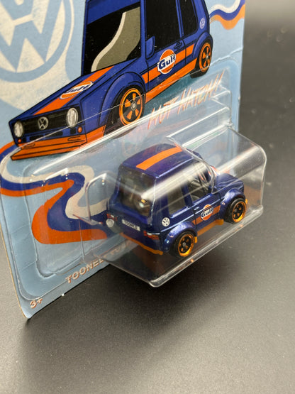 HOT WHEELS - TOONED VOLKSWAGEN GOLF MK1 (2025) - HW TOONED GULF SERIES 1/5