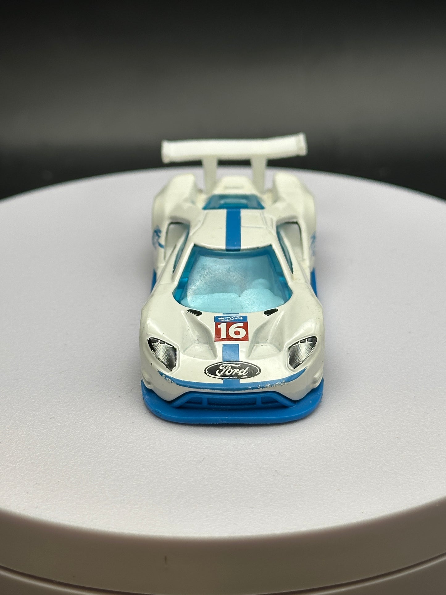 HOT WHEELS - 2016 FORD GT RACE (2017) - HW SPEED GRAPHICS 1/10 - LOOSE
