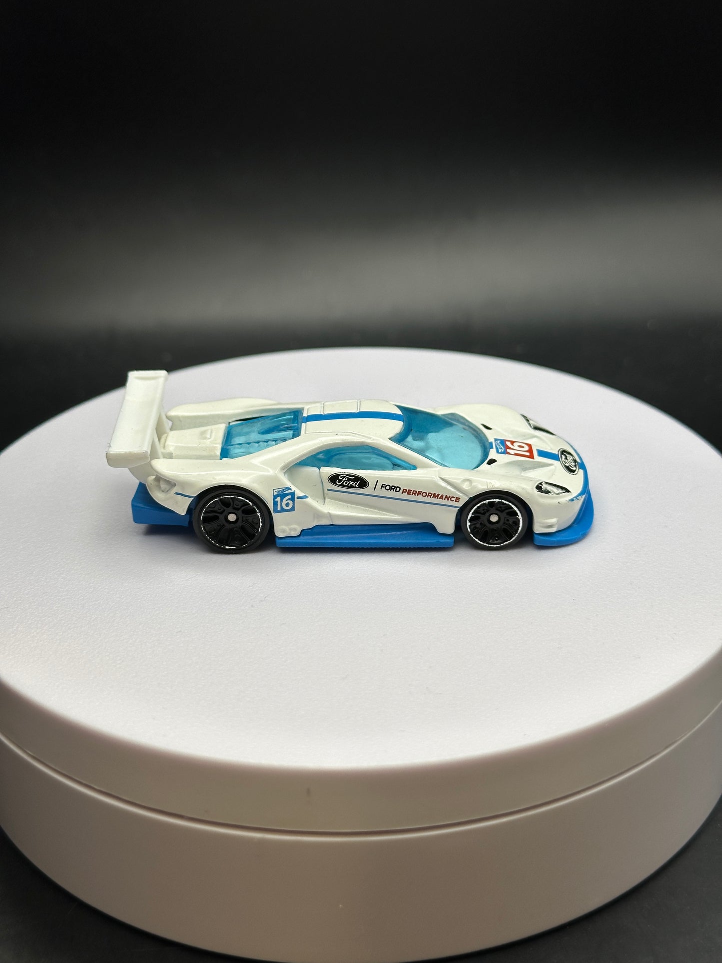 HOT WHEELS - 2016 FORD GT RACE (2017) - HW SPEED GRAPHICS 1/10 - LOOSE