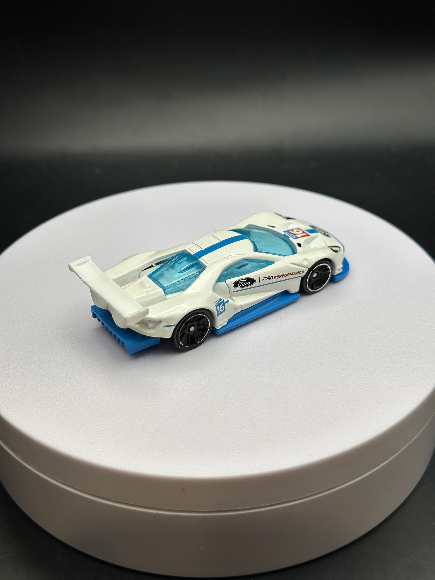 HOT WHEELS - 2016 FORD GT RACE (2017) - HW SPEED GRAPHICS 1/10 - LOOSE