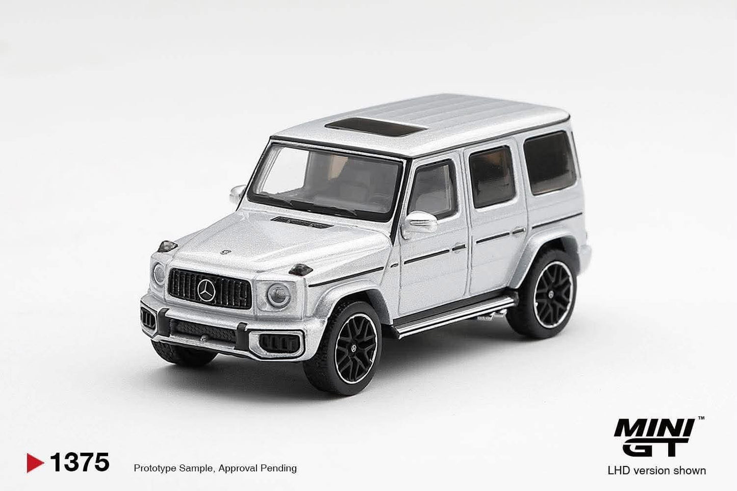 PRE-ORDER DEADLINE: SEPTEMBER 9 - MINI GT - MERCEDES-AMG G 63 SILVER METALLIC  - FEBRUARY 2027 - STANDARD BOX