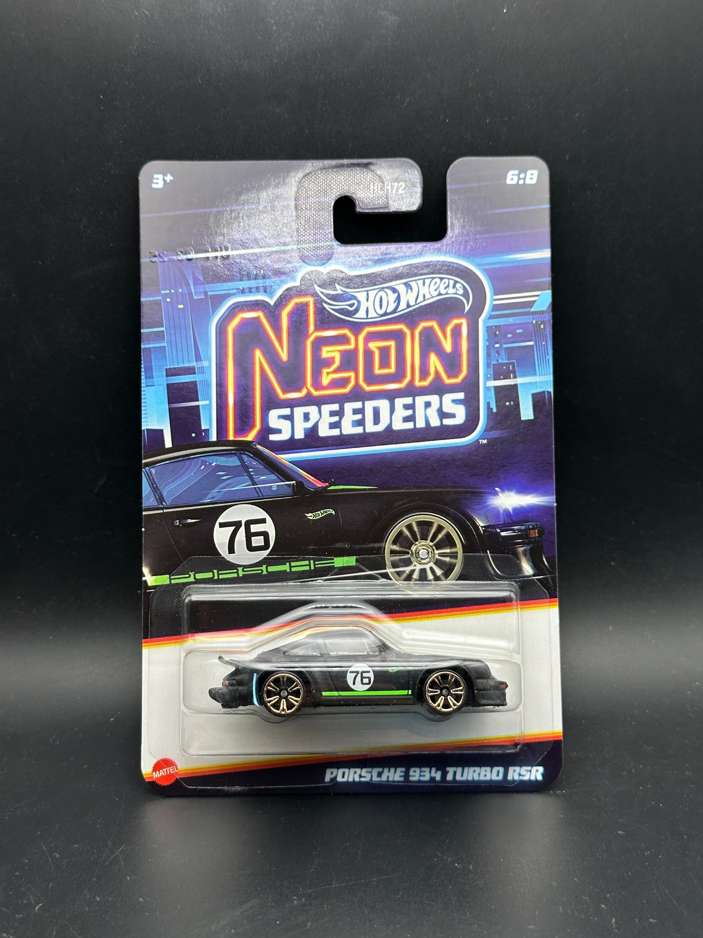HOT WHEELS - PORSCHE 934 TURBO RSR (2025) - NEON SPEEDERS SERIES 6/8