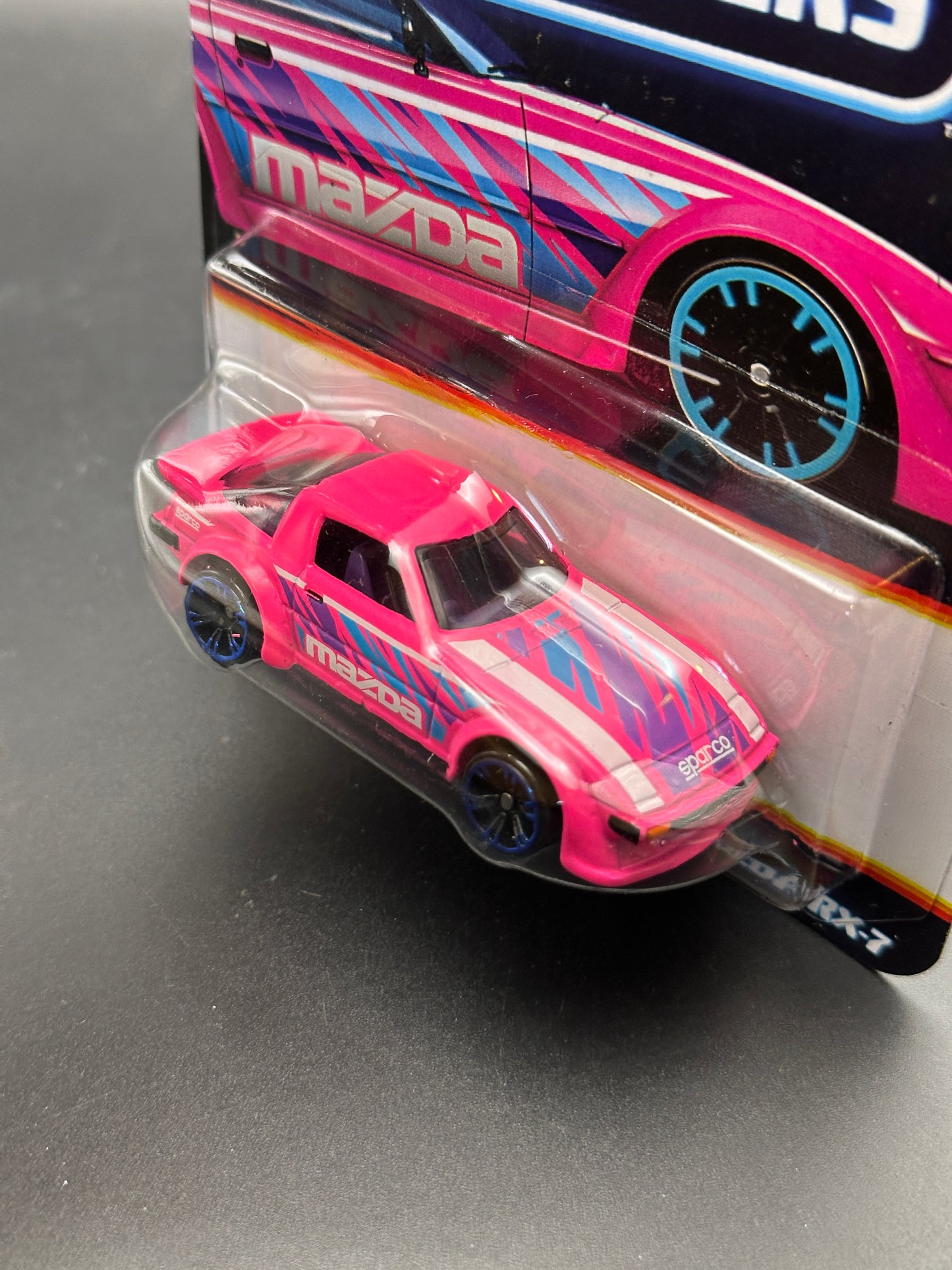 HOT WHEELS - MAZDA RX7 (2025) - NEON SPEEDERS SERIES 1/8