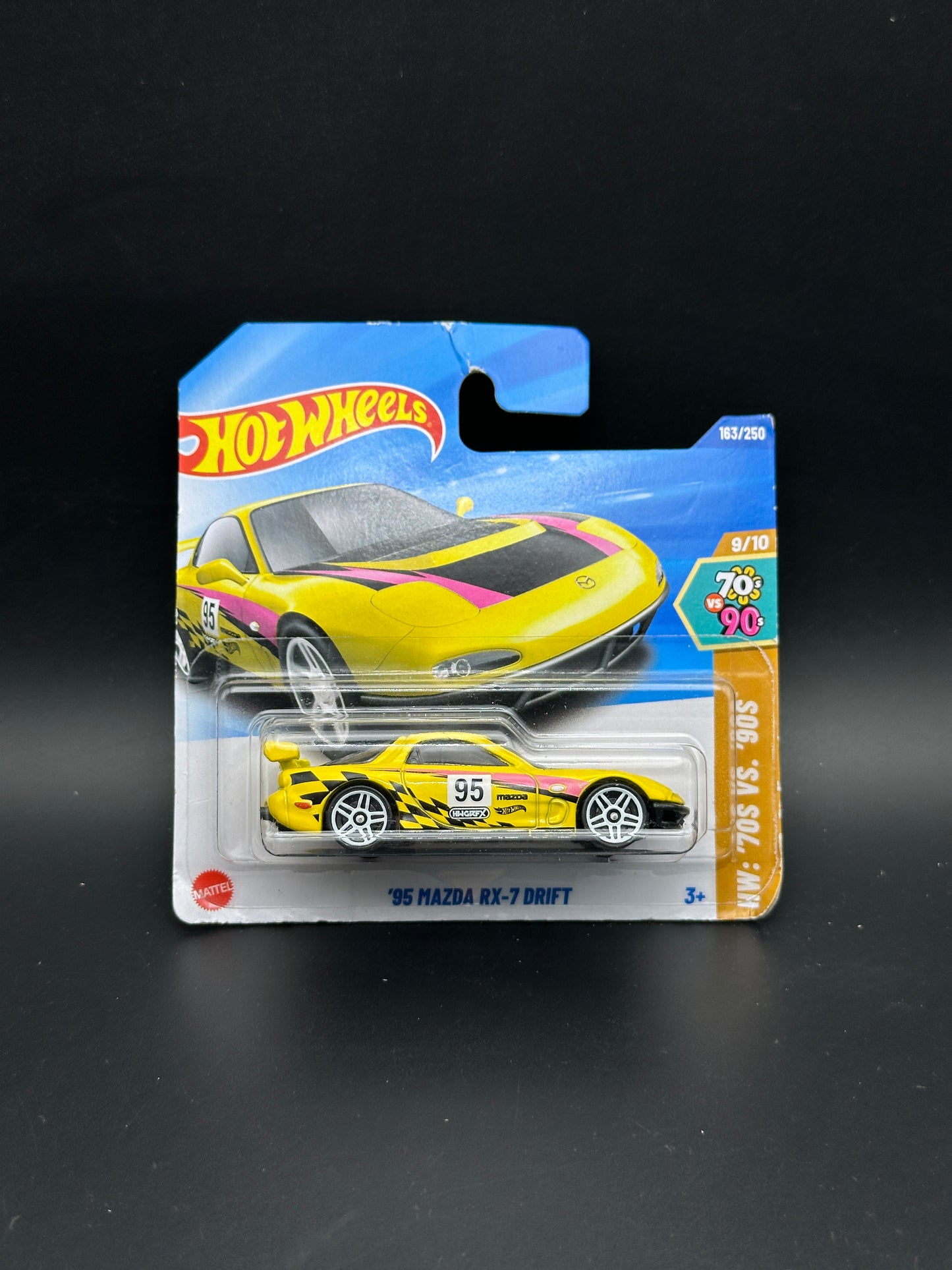 HOT WHEELS - 95 MAZDA RX7 DRIFT (2025) - HW 70s vs 90s 9/10