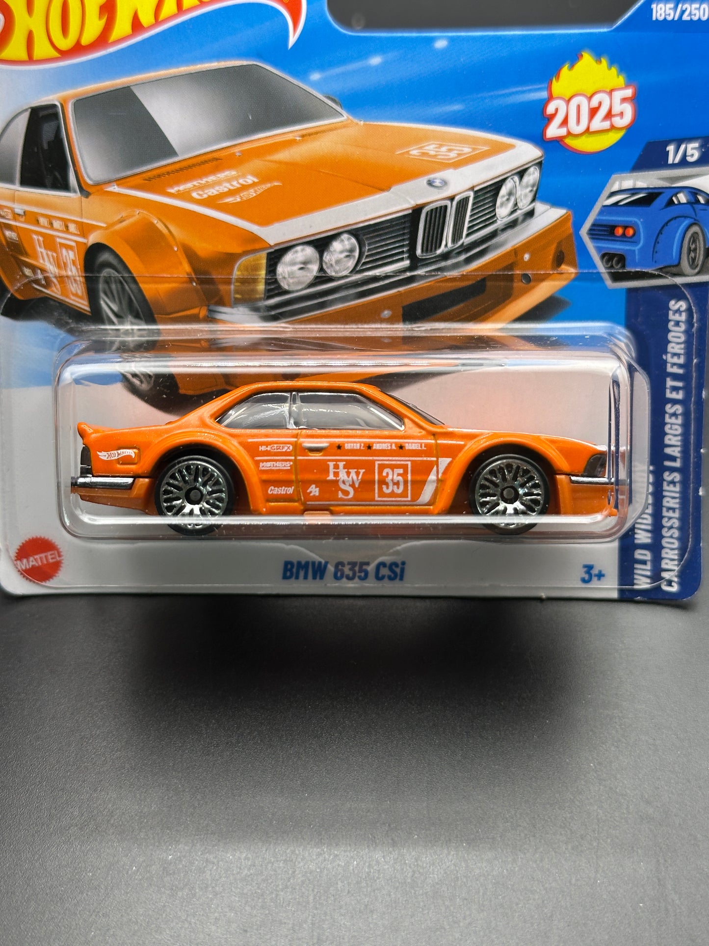 HOT WHEELS - BMW 635 CSi (2025) - HW WILD WIDEBODY 1/5