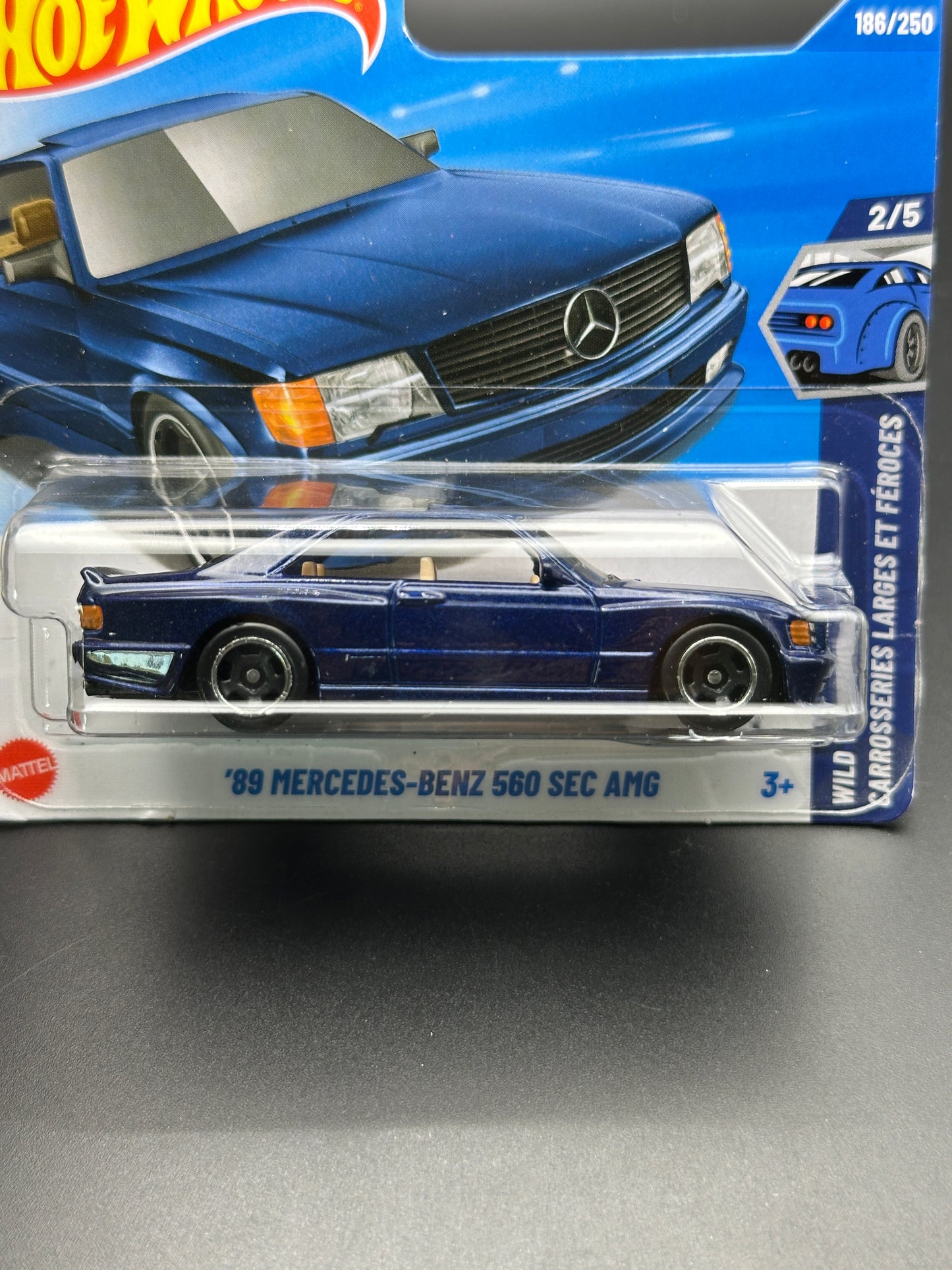 HOT WHEELS - 89 MERCEDES-BENZ 560 SEC AMG (2025) - HW WILD WIDEBODY 2/5
