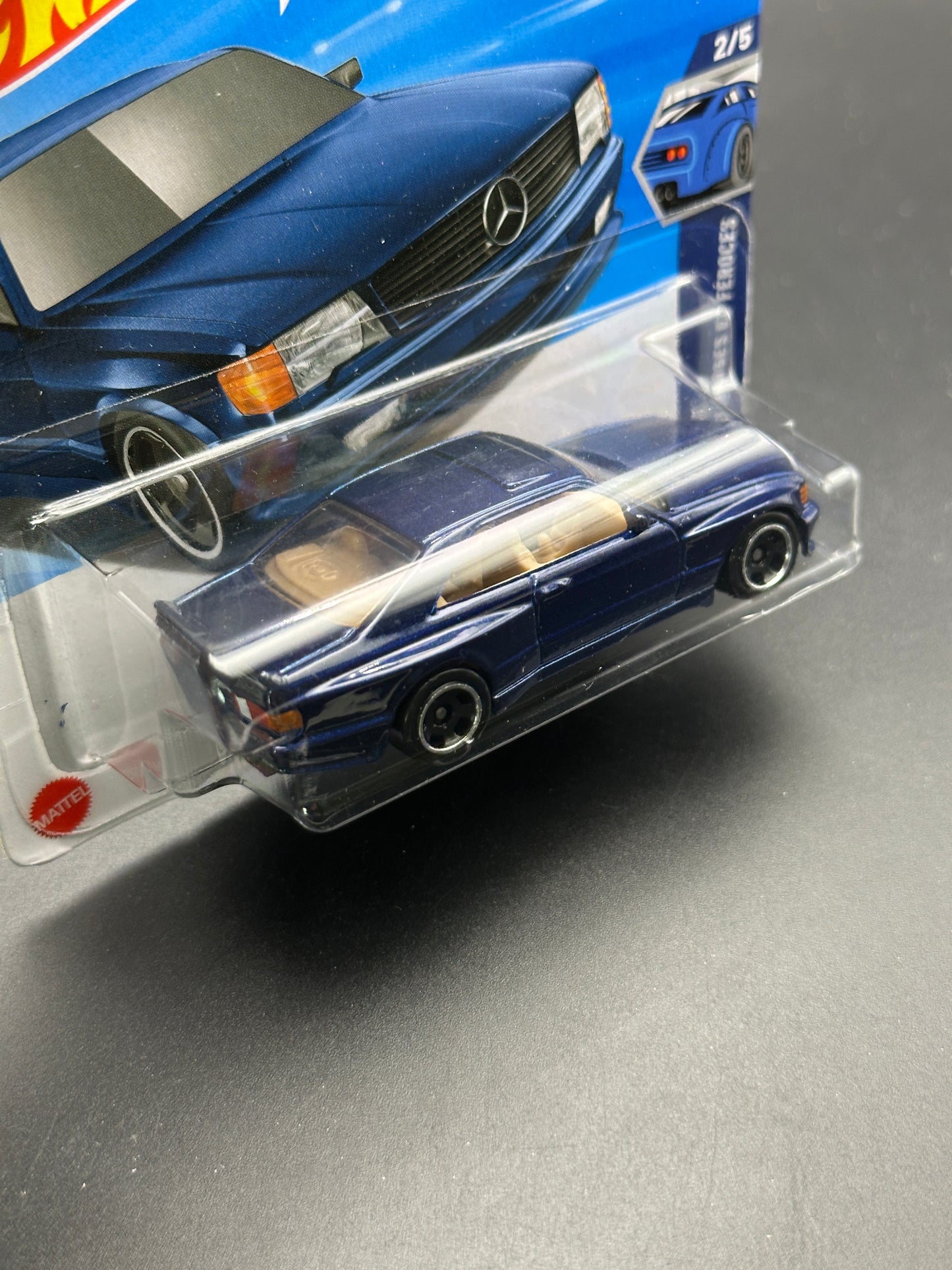 HOT WHEELS - 89 MERCEDES-BENZ 560 SEC AMG (2025) - HW WILD WIDEBODY 2/5