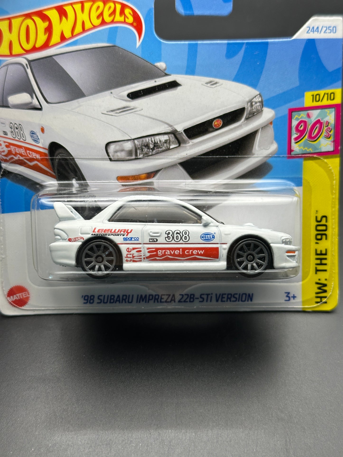 HOT WHEELS - 98 SUBARU IMPREZA 22B STI VERSION (2024) - HW THE 90s 10/10