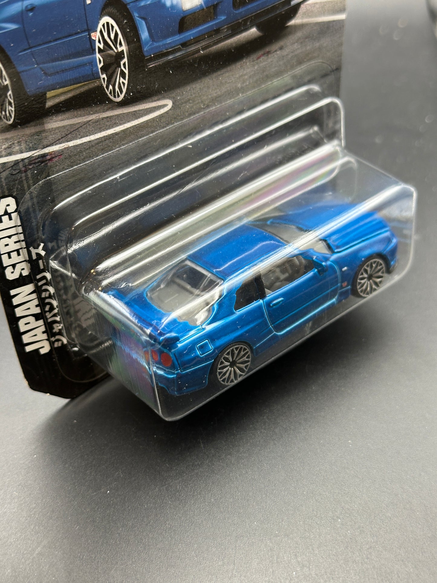 MAJORETTE PREMIUM CARS - NISSAN SKYLINE GTR R34 JZA80 - JAPAN SERIES -  1/64 SCALE