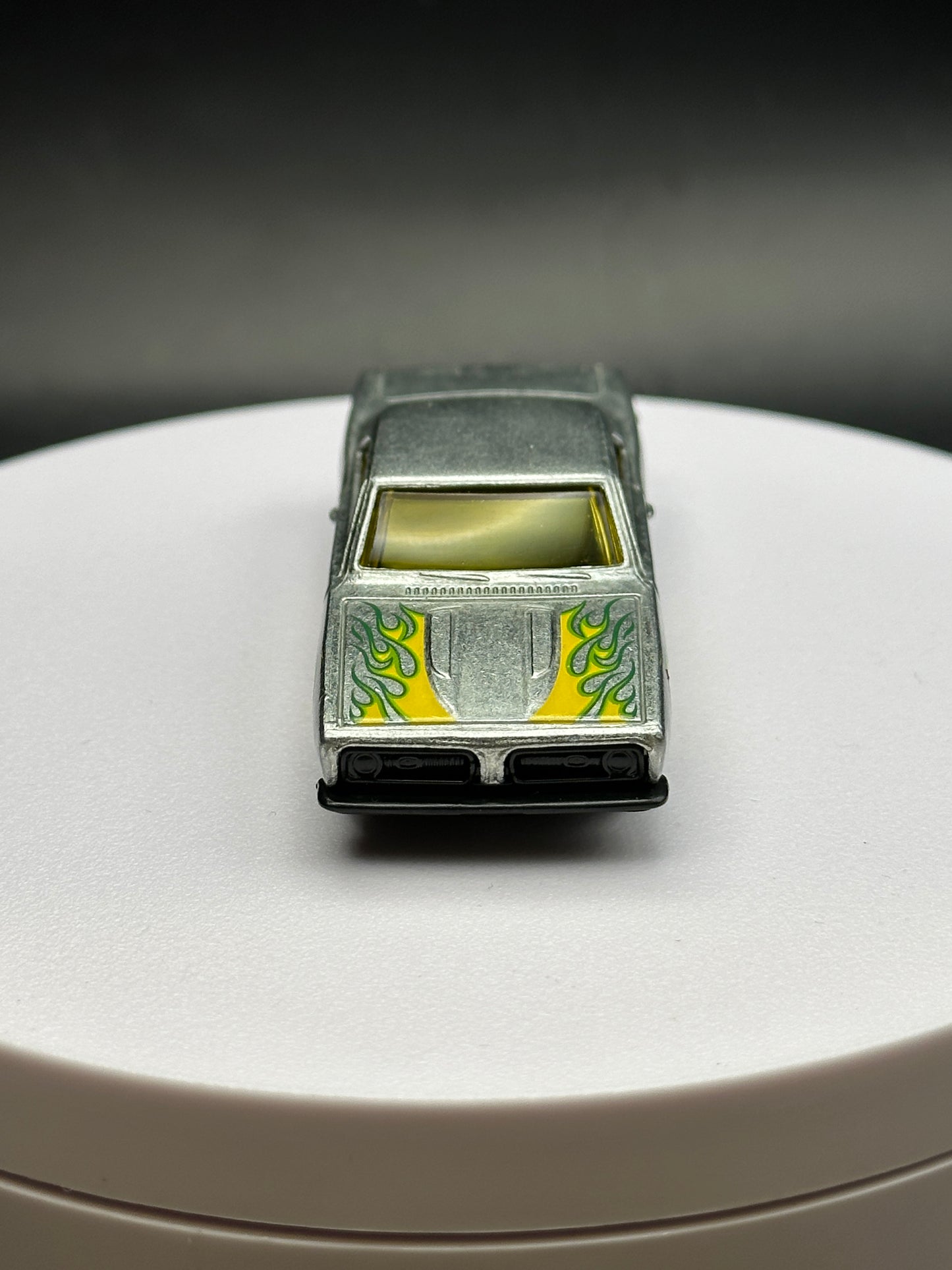 HOT WHEELS - 68 PLYMOUTH BARRACUDA FORMULA S (2018) - SILVER SERIES - 50th ANNIVERSARY ZAMAC FLAMES SERIES 3/8