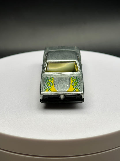HOT WHEELS - 68 PLYMOUTH BARRACUDA FORMULA S (2018) - SILVER SERIES - 50th ANNIVERSARY ZAMAC FLAMES SERIES 3/8