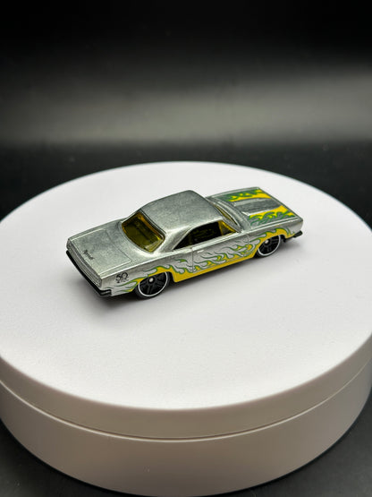 HOT WHEELS - 68 PLYMOUTH BARRACUDA FORMULA S (2018) - SILVER SERIES - 50th ANNIVERSARY ZAMAC FLAMES SERIES 3/8