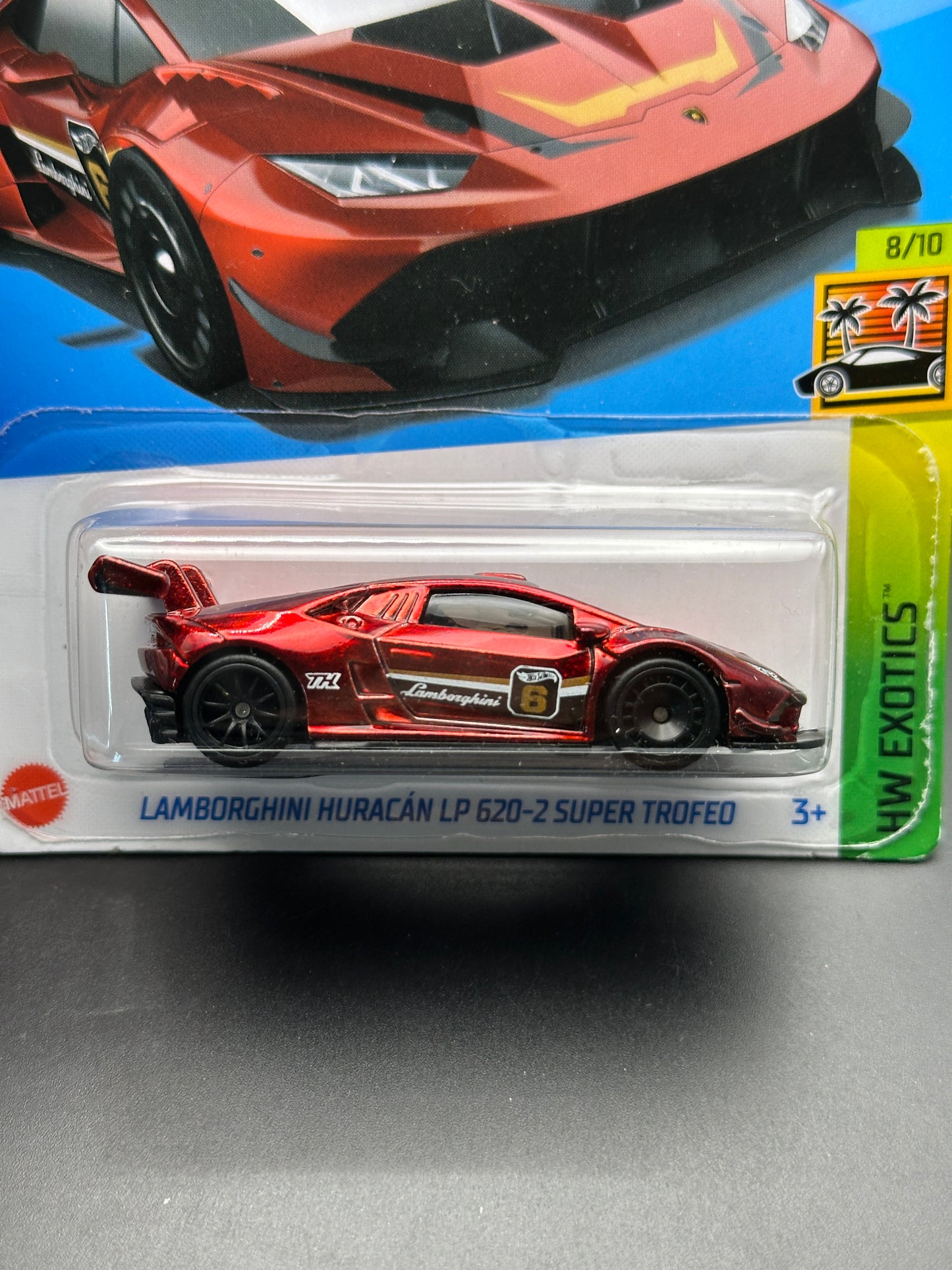 HOT WHEELS - LAMBORGHINI HURACAN LP 620 2 SUPER TROFEO (2024) - HW EXOTICS 8/10 - SUPER TREASURE HUNT