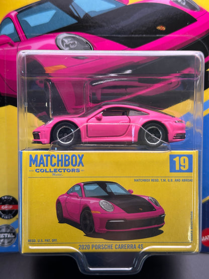 MATCHBOX COLLECTORS - 2020 PORSCHE CARERRA 4S - 19/20 - DIECAST